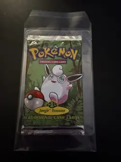 Pokemon Jungle Booster Pack Wigglytuff Art 1999 WOTC Sealed and Unweighed - Image 1
