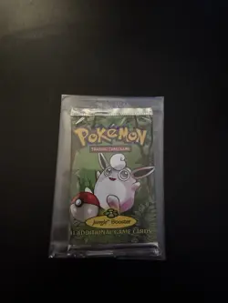 Pokemon Jungle Booster Pack Wigglytuff Art 1999 WOTC Sealed and Unweighed - Image 3