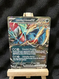 Roaring Moon ex 124/182 Pokemon TCG SV Paradox Rift Double Rare NM - Image 1