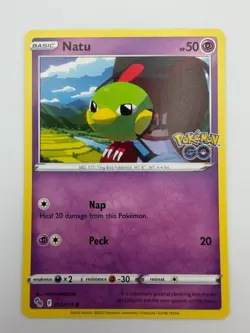 #032/078 Natu Normal Common - Pokemon Go English NM - Image 1