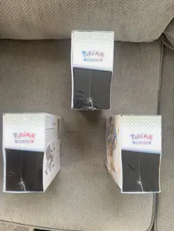 3x Pokemon TCG Prismatic Evolutions ETB Factory Sealed 💎 Lot Of 3! - Image 3