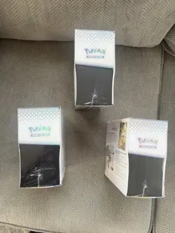 3x Pokemon TCG Prismatic Evolutions ETB Factory Sealed 💎 Lot Of 3! - Image 4