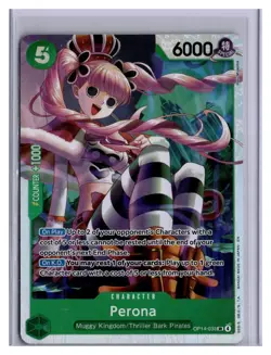 Perona (SR) OP14-033 One Piece TCG The Azure Sea's Seven - Image 1