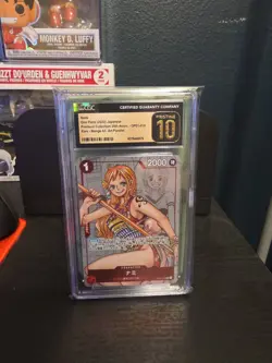 PSA 10 Nami Premium Collection 25th Edition 2022 One Piece TCG OP01-016 - Image 1