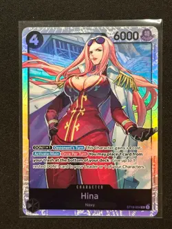 Hina ST19-004 Super Rare Foil Starter Deck 19 One Piece Mint NM - Image 1