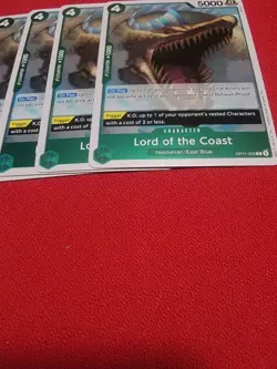Lord of the Coast Playset - OP11-028 x4 - A Fist of Divine Speed - One Piece TCG - Image 1