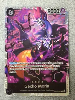 Gecko Moria OP06-086 Super Rare Foil Wings Of The Captain One Piece - Image 1