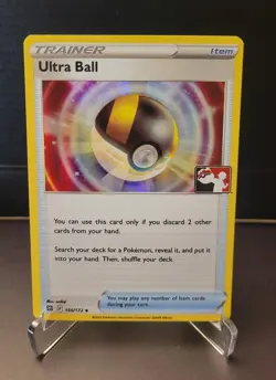Ultra Ball Pokemon Prize Pack Series 2 Promo Pokemon Card 150/172 - Image 1