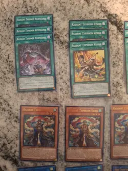 Yugioh Radiant Typhoon Deck Core 51 Cards, Mulcharmys Droplet Partial Extra Deck - Image 2