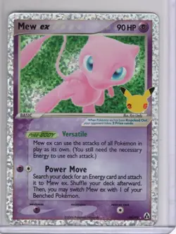 Pokemon TCG Mew EX Celebrations Classic Collection Holo Ultra Rare Card 88/92 - Image 1