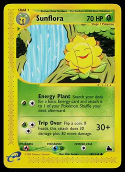 Pokemon Card - Sunflora Skyridge 105/144 Common - Image 1