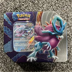 Pokemon Trading Card Game Paradox Clash Tin - Walking Wake EX - NEW - Image 1