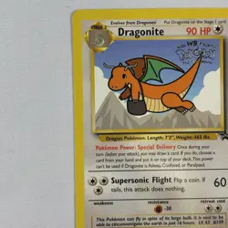 POKEMON POKEMON PROMO – DRAGONITE WB STAMP (1999) – Two CARDS VINTAGE LOT MOVIE - Image 2
