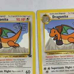 POKEMON POKEMON PROMO – DRAGONITE WB STAMP (1999) – Two CARDS VINTAGE LOT MOVIE - Image 5