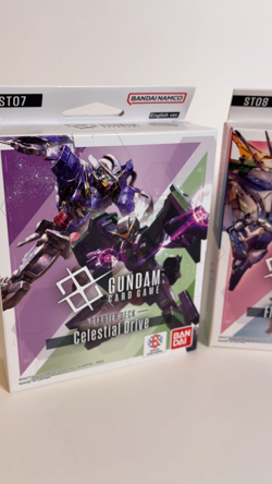 Gundam Card Game Starter Deck Set ST07 Celestial Drive + ST08 Flash of Radiance - Image 2