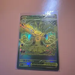 Pokemon Mega Lucario EX TCG Gold Holo Rare Card 188/132 - Image 2