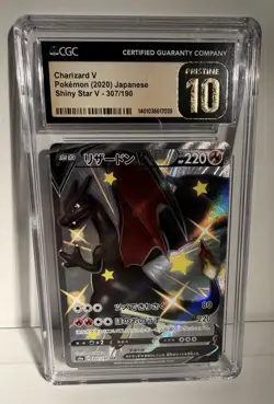 Pokemon Charizard v SSR Shiny Star v Japanese PSA CGC 10 Pristine Card 307/190 - Image 2