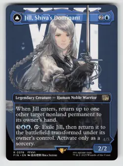 Jill, Shiva's Dominant (Borderless) *Non-Foil* FIN 378 NM - Image 1
