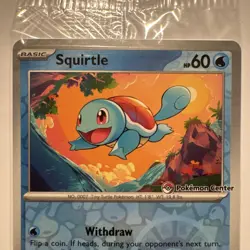 1x Squirtle - 007/165 - Pokemon Center Exclusive Sealed NM-Mint Pokemon Sealed P - Image 3