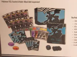 Pokemon Scarlet & Violet Black Bolt Elite Trainer Box Brand New and Factory Seal - Image 5