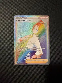 Pokemon TCG Cheren's Care 123/100 S9 Star Birth Rainbow Hyper Rare - Image 1