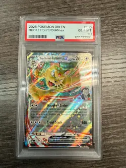 Pokemon TCG Team Rocket's Persian 150/182 Destined Rivals - Graded PSA 10 GEM - Image 1