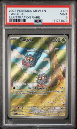 2023 POKEMON MEW EN TANGELA IR #178 PSA MINT 9 - Image 1