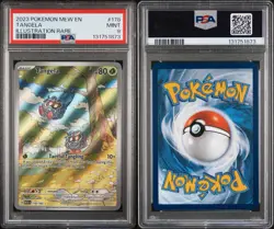 2023 POKEMON MEW EN TANGELA IR #178 PSA MINT 9 - Image 3