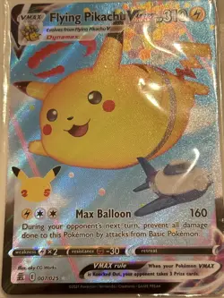 Pokemon TCG - Flying Pikachu VMAX - 007/025 - Celebrations - PSA 8 - Image 1