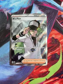 Pokemon N’s Plan Full Art ENG Black Bolt 163/086 NM - Image 1