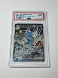 2024 POKEMON SHROUDED FABLE SPECIAL ILLUSTRATION COLLECTION KINGDRA EX PSA 10 - Image 1