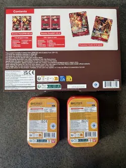 One Piece CCG🏴‍☠Illustration Box Vol 5 + 2 X Vol 2 Mini Tins SEALED Lot of 3 - Image 2