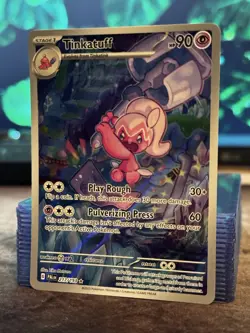 Tinkatuff 217/193 Holo Illustration Rare Paldea Evolved Pokemon Card - Image 3