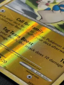 Pokemon Minun 34/95 HS Unleashed Reverse Holo TCG Card (LP) - Image 3