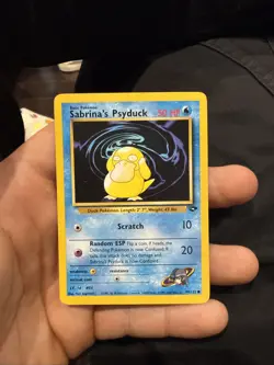 Pokemon Card Gym Challenge Sabrina's Psyduck 99/132 WOTC Lp - Image 1