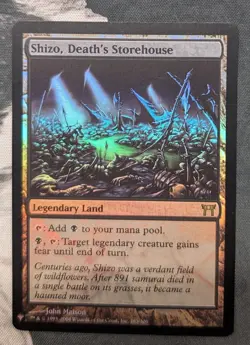 MTG English Shizo, Death's Storehouse NM Foil - Image 1