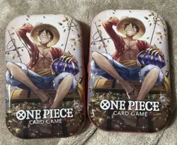 One Piece TCG Card Game - Mini Tin Vol.2 Lot Of 2 (Luffy) Factory Sealed New - Image 1