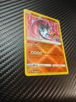 Pokemon Radiant Charizard 011/071 S10b Go Stamped Shiny Holo Card NM Condition - Image 3