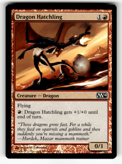 Dragon Hatchling 536 Foil C Foundations Jumpstart LP - Image 1