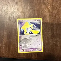 Pokemon TCG Jirachi Holo Rare Card 8/101 EX Hidden Legends - Image 1