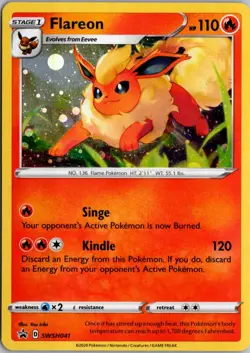 Flareon - Holo Promo SWSH: Sword & Shield Promo Cards SWSH041 NM - Image 1