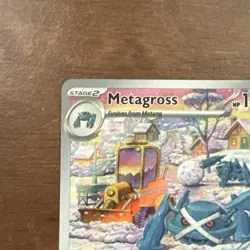Pokemon Metagross Illustration Rare Holo SV05 Temporal Forces 178/162 Card - Image 3
