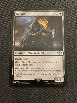 Nazgul Magic the Gathering Card Lord of the Rings Near Mint Condition #333 - Image 1