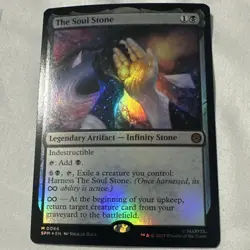 Marvel The Soul Stone Legendary Artifact Foil Holo MTG Card 0066 - Image 1