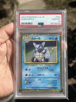 PSA 10 Wartortle 002/032 CLK Classic Deck GEM MINT Japanese Pokemon Card - Image 2