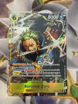 Roronoa Zoro ST29-014 Parallel Starter Deck Promo One Piece Card English - Image 1