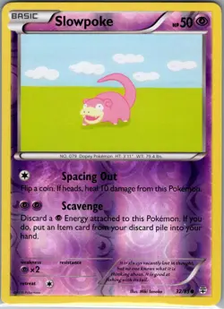 Slowpoke 32/83 Reverse Holo Generations - Pokemon Card - NM - Image 1
