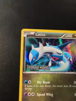 Latios 10/20 Dragon Vault Holo Rare Stamped Pokemon Card - Image 2