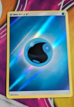 Water Energy 2017 Reverse Holo Pokemon Card Shining Legends Pokemon TCG NM - Image 1
