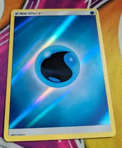 Water Energy 2017 Reverse Holo Pokemon Card Shining Legends Pokemon TCG NM - Image 2